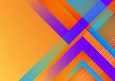 Soyut renkli geometrik vektör gradyan arkaplan