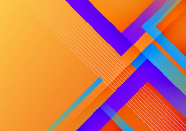 Soyut renkli geometrik vektör gradyan arkaplan