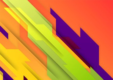 Soyut renkli geometrik vektör gradyan arkaplan