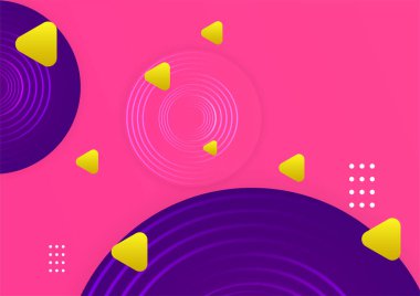 Soyut renkli geometrik vektör gradyan arkaplan