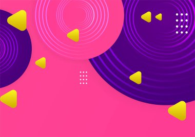 Soyut renkli geometrik vektör gradyan arkaplan