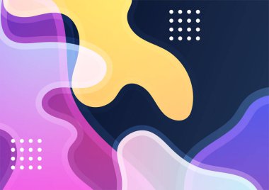 Soyut renkli geometrik vektör gradyan arkaplan