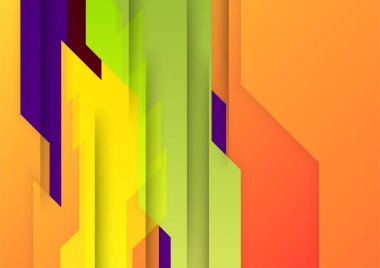 Soyut renkli geometrik vektör gradyan arkaplan