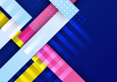 Soyut renkli geometrik vektör gradyan arkaplan