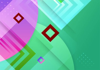 Soyut renkli geometrik vektör gradyan arkaplan