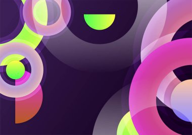 Soyut renkli geometrik vektör gradyan arkaplan