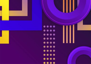 Soyut renkli geometrik vektör gradyan arkaplan