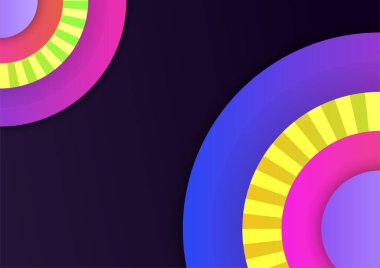 Soyut renkli geometrik vektör gradyan arkaplan