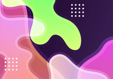 Soyut renkli geometrik vektör gradyan arkaplan