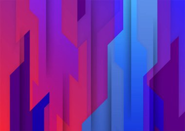 Soyut renkli geometrik vektör gradyan arkaplan