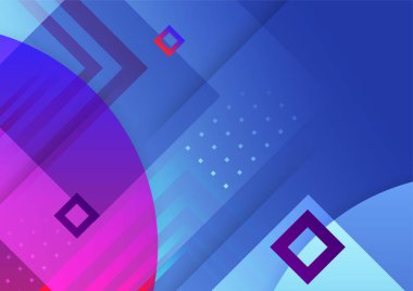 Soyut renkli geometrik vektör gradyan arkaplan