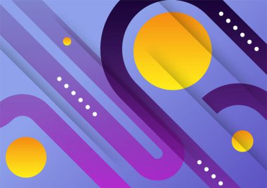 Soyut renkli geometrik vektör gradyan arkaplan