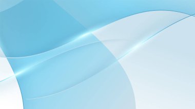 Yumuşak beyaz eğimli soyut açık mavi arkaplan. Vektör illüstrasyonu soyut grafik tasarım sancak modeli sunum arkaplan şablonu.