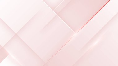 Çizgiler ve katmanlarla soyut açık pembe arkaplan. Vektör tasarımı illüstrasyonu.