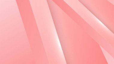 Çizgiler ve katmanlarla soyut açık pembe arkaplan. Vektör tasarımı illüstrasyonu.