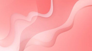 Çizgiler ve katmanlarla soyut açık pembe arkaplan. Vektör tasarımı illüstrasyonu.