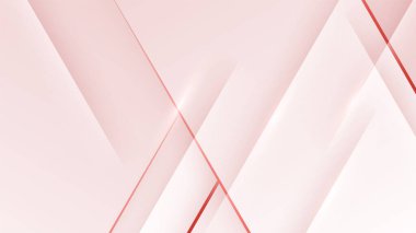 Çizgiler ve katmanlarla soyut açık pembe arkaplan. Vektör tasarımı illüstrasyonu.