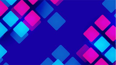 Mavi ve pembe renk eğimli soyut teknoloji arka planı. Yüksek teknoloji bilgisayar dijital teknoloji konsepti. Soyut teknoloji iletişim vektörü çizimi.