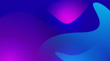 Mavi ve pembe renk eğimli soyut teknoloji arka planı. Yüksek teknoloji bilgisayar dijital teknoloji konsepti. Soyut teknoloji iletişim vektörü çizimi.