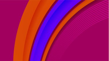 Teknoloji ve hız hareketi kavramına sahip soyut mavi ve turuncu gradyan arkaplan