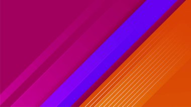 Teknoloji ve hız hareketi kavramına sahip soyut mavi ve turuncu gradyan arkaplan