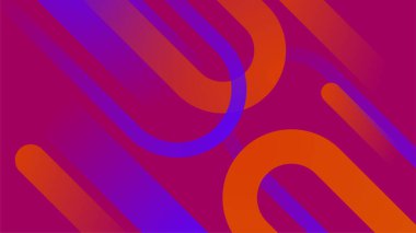 Teknoloji ve hız hareketi kavramına sahip soyut mavi ve turuncu gradyan arkaplan