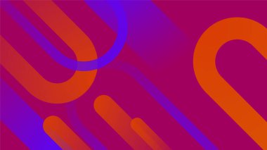 Teknoloji ve hız hareketi kavramına sahip soyut mavi ve turuncu gradyan arkaplan