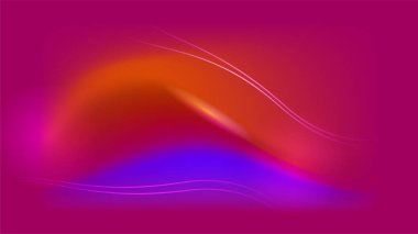 Teknoloji ve hız hareketi kavramına sahip soyut mavi ve turuncu gradyan arkaplan