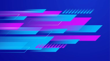 Soyut arkaplan - ışık ve gölgelerle oluşturulan dalgalar ve çizgiler. Teknoloji veya iş dijital şablonu