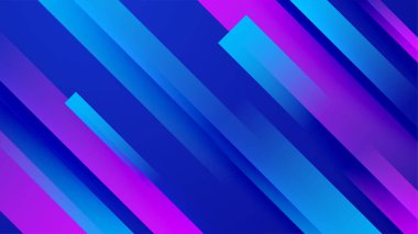 Lacivert soyut arka plan, ultraviyole neon ışığı, ışık çizgileri, dalgalar. Soyut teknoloji arkaplanı