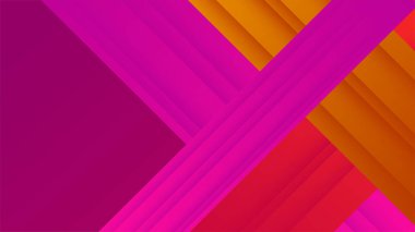 Pembe ve turuncu renkli modern trend viva magenta 2023 arkaplan. Vektör illüstrasyonu soyut grafik tasarım sancak modeli sunum arkaplan şablonu.