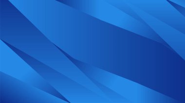 Soyut geometrik elementlere sahip mavi arkaplan