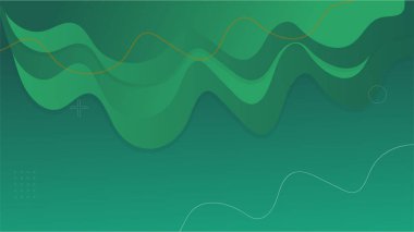 Soyut geometrik elementlere sahip mavi arkaplan