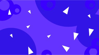 Soyut geometrik elementlere sahip mavi arkaplan