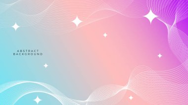 İş sunumu tasarım şablonu için soyut renkli arkaplan mavi pembe turuncu ve mor renk kombinasyonlu