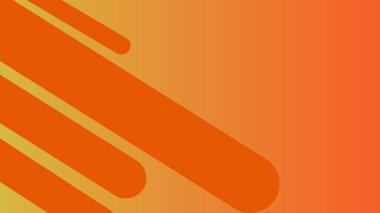Soyut geometrik dekorasyon elementleriyle turuncu sarı arkaplan