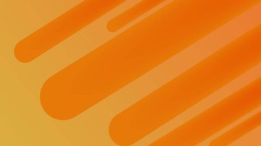 Soyut geometrik dekorasyon elementleriyle turuncu sarı arkaplan