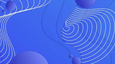 Minimalist sunum tasarımlı mavi arkaplan