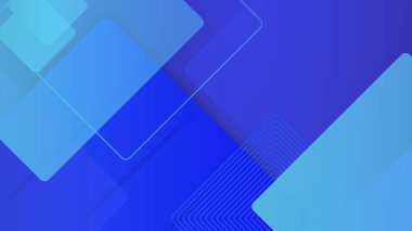 Minimalist sunum tasarımlı mavi arkaplan