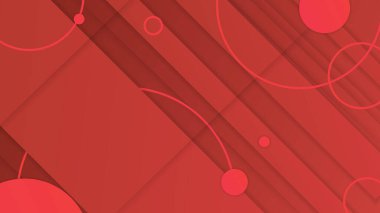 Soyut geometrik ögeler dekorasyonuna sahip beyaz arkaplan