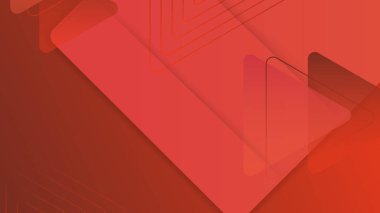 Soyut geometrik ögeler dekorasyonuna sahip beyaz arkaplan