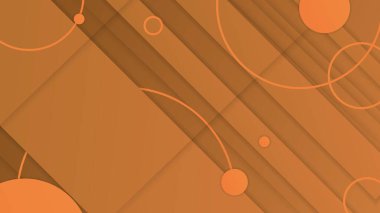 Soyut geometrik ögeler dekorasyonuna sahip beyaz arkaplan