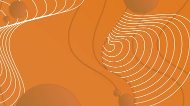 Soyut geometrik ögeler dekorasyonuna sahip beyaz arkaplan