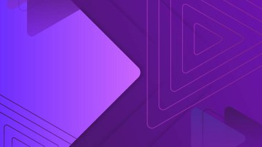 Soyut geometrik ögeler dekorasyonuna sahip beyaz arkaplan