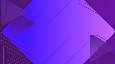 Soyut geometrik ögeler dekorasyonuna sahip beyaz arkaplan