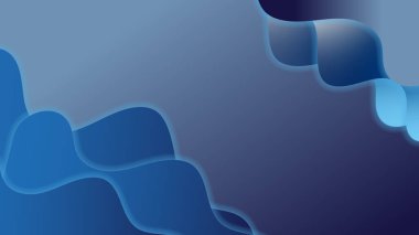 Sunum arkaplanı, sertifika, teknoloji afişi için minimalist kurumsal konsept tasarımı içeren soyut mavi arkaplan