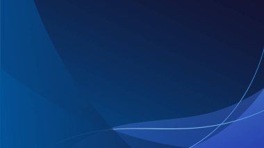 Eğri dalga çizgisine sahip soyut mavi arkaplan