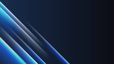 Hız ışık sızıntısı hareketli soyut mavi ve siyah eğimli karşıtlık arkaplanı