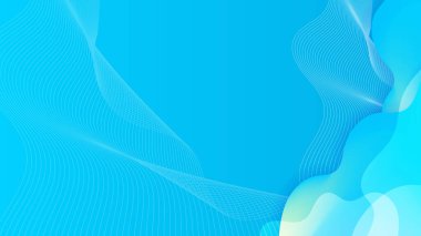 Modern fütürist dijital teknoloji kavramına sahip soyut mavi arkaplan. Kurumsal iş ve kurum için modern mavi soyut arkaplan tasarımı.