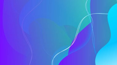 Modern fütürist dijital teknoloji kavramına sahip soyut mavi arkaplan. Kurumsal iş ve kurum için modern mavi soyut arkaplan tasarımı.